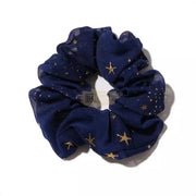 Hair Scrunchies Navy Fashion Jewelry