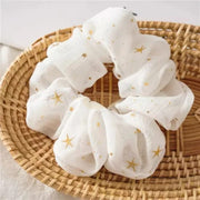 Hair Scrunchies White Fashion Jewelry