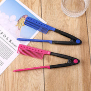 Hair Straightener V-Shaped Hair Comb Hair Comb