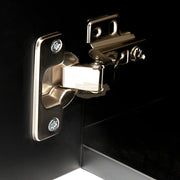 Hair Stylist Station with 2 Hair Dryer Holders | Black (furniture only) Hair Salon Furniture