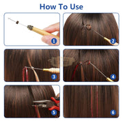 Hair Tinsel | Shiny Fairy Extensions Sparkly Strands 120Cm