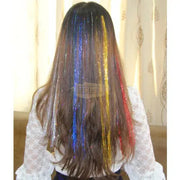 Hair Tinsel | Shiny Fairy Extensions Sparkly Strands 120Cm
