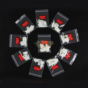 Half Cover French Curve Nail Tips Clear 50 Tips Nail Tips