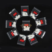 Half Cover French Curve Nail Tips Clear H-063 100 Tips Bag Nail Tips