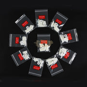 Half Cover French Curve Nail Tips Clear H-063 500 Tips Bag Nail Tips