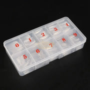 Half Cover Nail Tips N0. 22 | Natural 500 Box