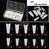 Half Cover Nail Tips N0. 22 | Natural 500 Box