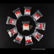 Half Cover Water Pipe Long Nail Tips Clear 500 Tips Nail Tips