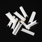 Half Cover Water Pipe Long Nail Tips Natural 500 Tips Nail Tips