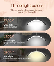 Half Moon Floor LED Lamp with remote HD-M6X | 125-180 cm | 60cm | 36W | Black Lighting