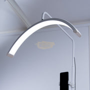 Half Moon Floor LED Lamp with remote HD-M6X | 125-180 cm | 60cm | 36W | White Lighting