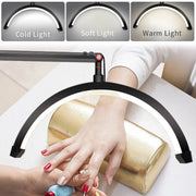 Half Moon LED Light with C-Clamp Desk Mount HD-M3X | 20W | Black Lighting