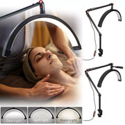 Half Moon LED Light with C-Clamp Desk Mount HD-M3X | 20W | Black Lighting