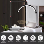 Half Moon LED Light with C-Clamp Desk Mount HD-M3X | 20W | Black Lighting