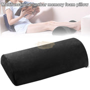 Half Moon Support Pillow 43*20*10 cm | Black Salon Furnishing