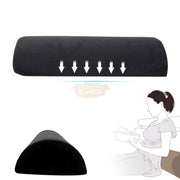 Half Moon Support Pillow 43*20*10 cm | Black Salon Furnishing