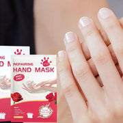 Hand Mask for Dry Hands | Repairing | Roses & Milk (5 pairs) Hand Mask