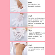 Hand Mask for Dry Hands | Repairing | Roses & Milk (5 pairs) Hand Mask