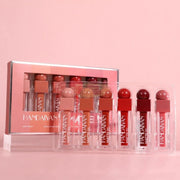 Handaiyan Long-Lasting Matte Waterproof Liquid Lipstick Set (1-6) Lip Gloss