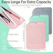Heat Resistant Silicone Mat for Hair Styling Tools Silicone Mat