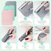 Heat Resistant Silicone Mat for Hair Styling Tools Silicone Mat