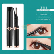 Heated Eyelash Curler USB Rechargeable False Eyelash Accessories