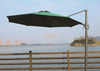 Heavy Duty Cantilever Umbrella with base | Green Umbrella