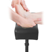 Height Adjustable Pedicure Foot Stool | Black Salon Furnishing