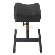 Height Adjustable Pedicure Foot Stool | Black Salon Furnishing