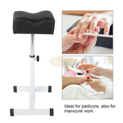 Height Adjustable Pedicure Foot Stool | Black Salon Furnishing