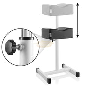 Height Adjustable Pedicure Foot Stool | Black Salon Furnishing