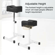 Height Adjustable Pedicure Foot Stool | Black Salon Furnishing