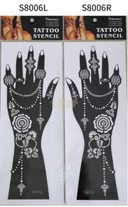 Henna Stencil S8006 Henna