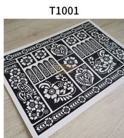 Henna Stencil T1001 Henna