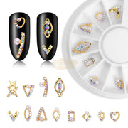 Hollow Metal Nail Art Decoration - Available in 5 designs Nail Art