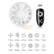 Hollow Metal Nail Art Decoration - Available in 5 designs 2 Nail Art