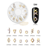 Hollow Metal Nail Art Decoration - Available in 5 designs 4 Nail Art