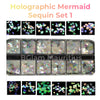 Holographic Mermaid Nail Sequins Set - Available in 5 designs 1 Nail Sequins