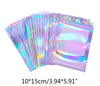 Holographic Resealable Foil Pouch Ziplock Bag 10.5*15cm (Bag only) Ziplock Bags