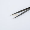 HRC40 Anti-Static A Shape Stainless Steel Tweezers Black 110mm - ESD-10 Lash Extension Accessories