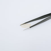 HRC40 Anti-Static A Shape Stainless Steel Tweezers Black 135mm - ESD-12 Lash Extension Accessories