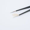 HRC40 Anti-Static A Shape Stainless Steel Tweezers Black 140mm - ESD-11 Lash Extension Accessories