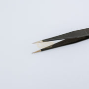 HRC40 Anti-Static Stainless Steel Tweezers Black 120mm - ESD-16 Lash Extension Accessories