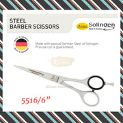 Hydra Professional Line Solingen Barber Shears Scissors 5516 (Made in Germany) 5516/6’’