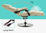 Hydraulic Recliner Chair with footrest & stool | Purple