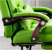 Hydraulic Recliner Chair with footrest & stool | Purple