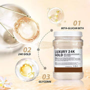 Hydro Jelly Mask 650g | Luxury 24K Gold: Anti-Aging & Anti-Oxidant Face Mask