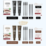 ICONSIGN 2-in-1 Brown Henna Brow & Lash Tint Kit 15ml | Semi-Permanent Henna Brow Tint Kit