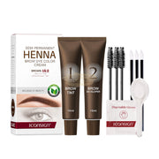 Henna Brow Tint 15ml IKA-032 | Brown Henna Brow Tint Kit