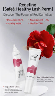 ICONSIGN 2-in-1 Camellia Lash Lift & Brow Lamination Kit | Keratin & Vegan Lash Lift Kit